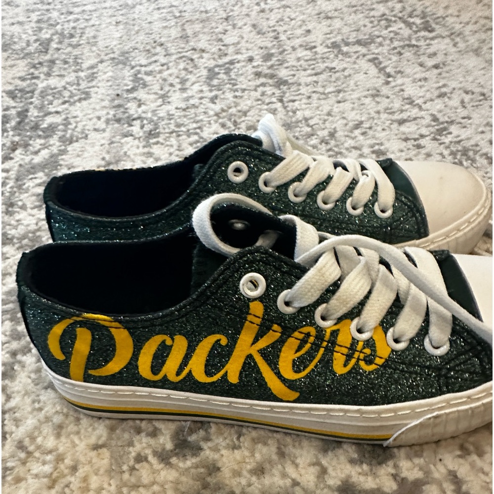 Packers Sparkly Sneakers